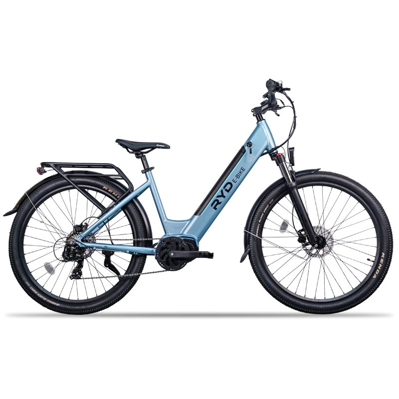 36V 27.5 Inch 250W 10AH hydraulic disc brake mountain Mid drive e bike Electric city bike