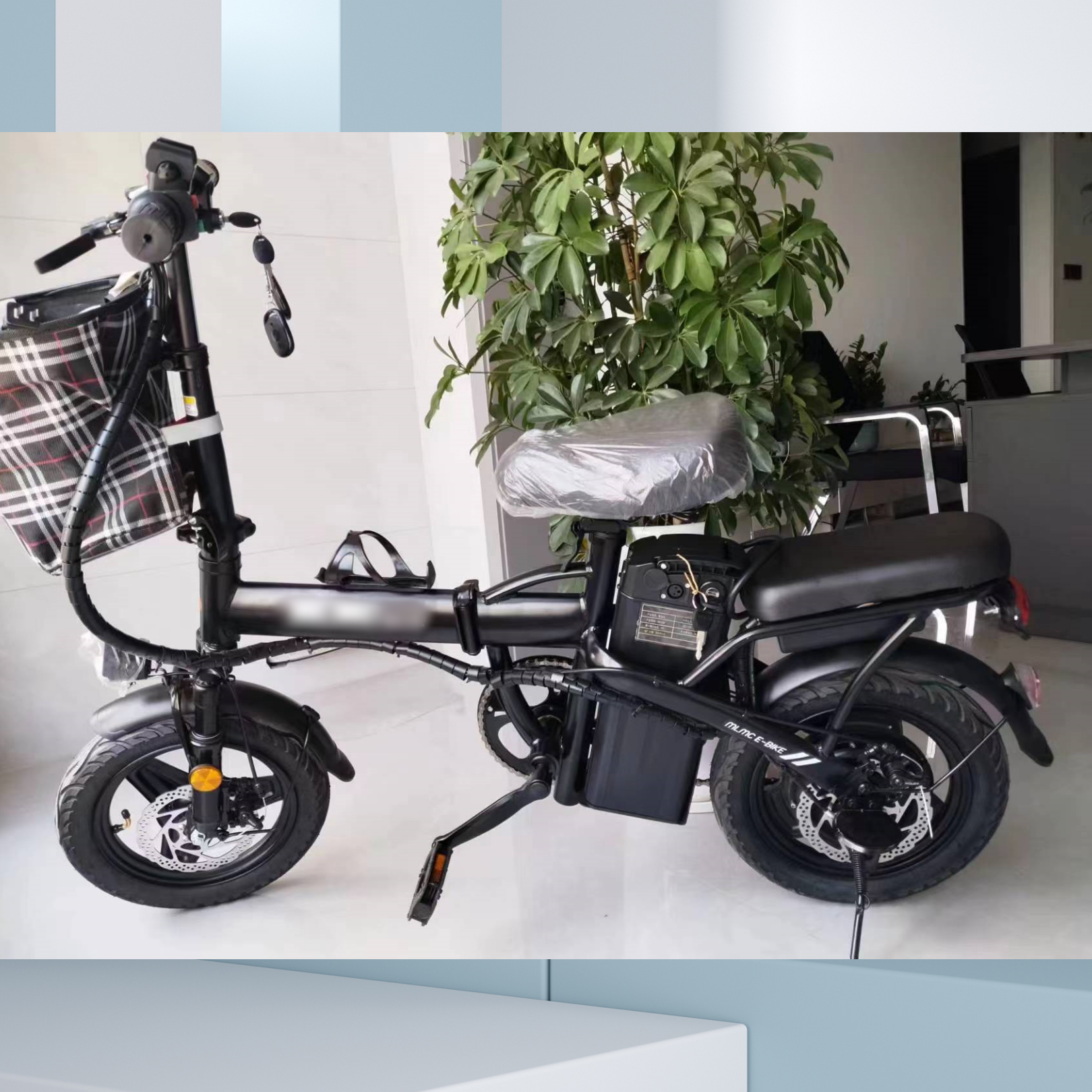 Cheap Foldable 2 Wheel Electric Bike Powerful Motor Electric Mobility Scooter for Adult
