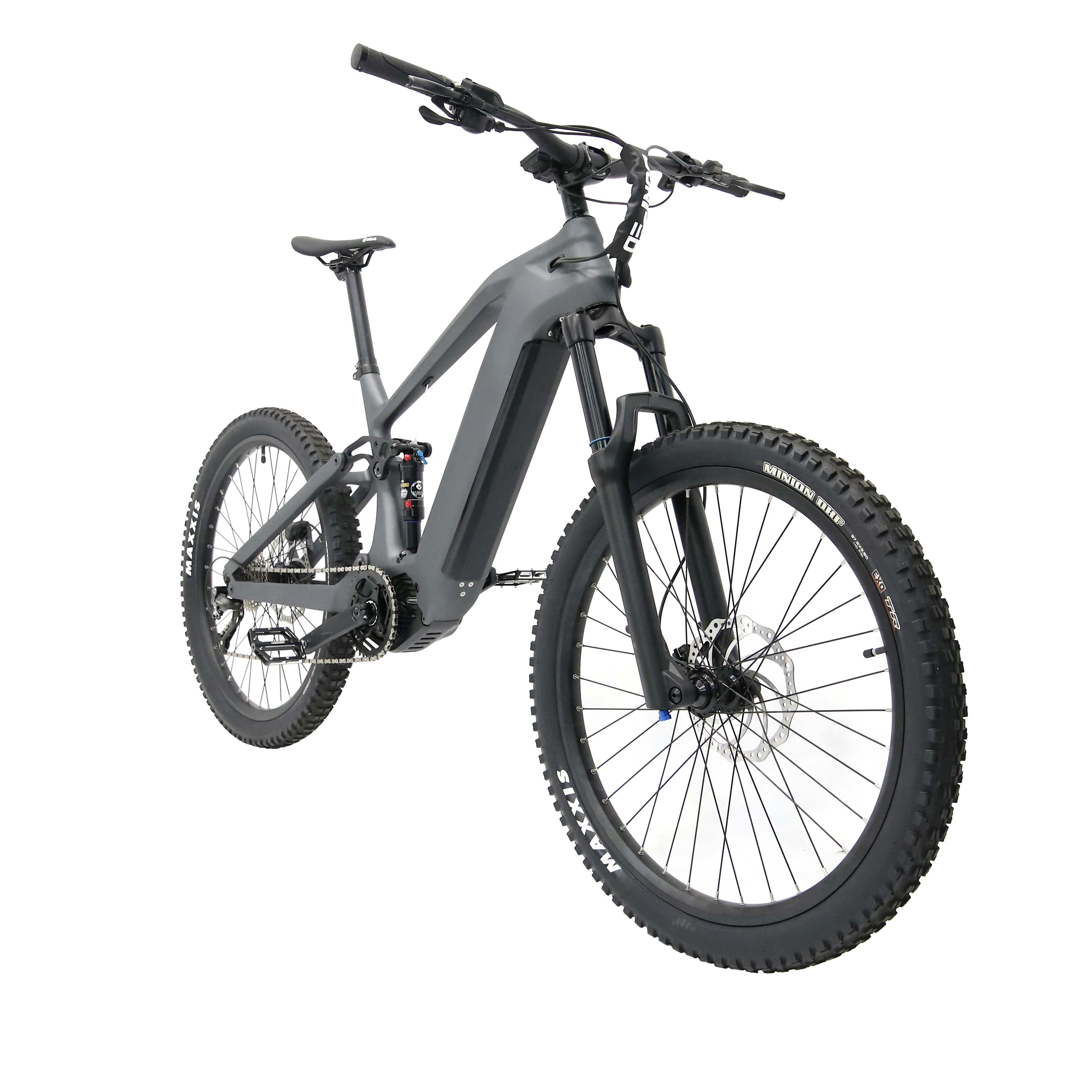 Electric Mountain Bike with Central Motor & Integrated Battery Lithium Battery Electric Down Hill Mountain Bike aluminum alloy