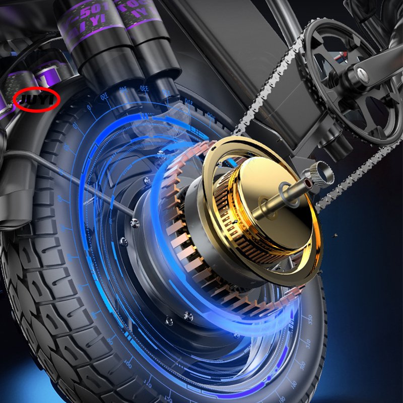 Custom Service Folding Electric Bicycle 48V 2 wheel city bike charging Powerful Motor Mini Foldable electric bicycle
