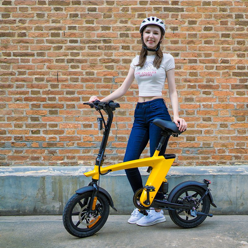 2024 hottest electric bike with a foldable 36v voltage battery removable riding max range 45-55km e city bike