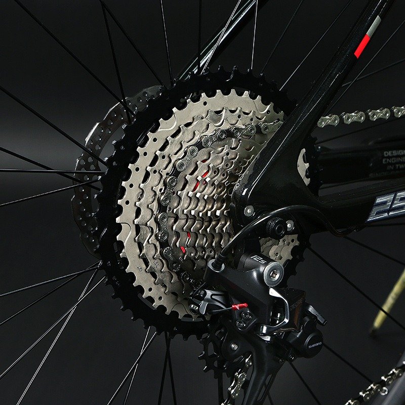 2024 Cheap 27.5 29 inch Carbon Fibre Mountain Bike M6100-12 Speed Downhill Bike Aluminium Straight Handlebar Bike