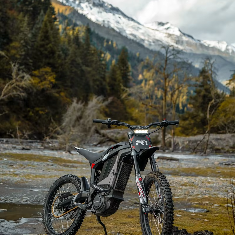 8000w Eco-Ride Electric Motorcycle for Urban Commuters Light Bee Long Range Battery
