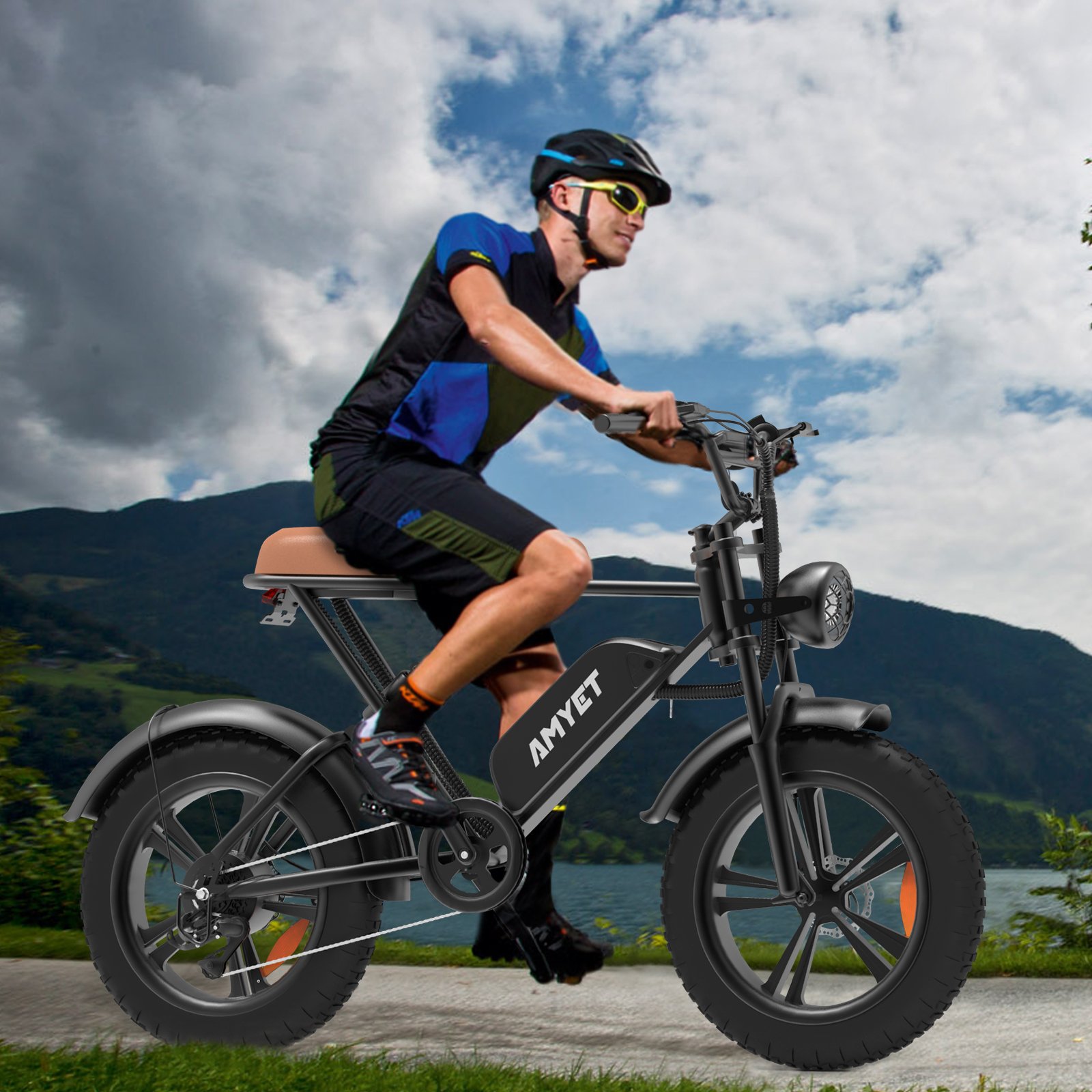 Hot sale AMYET G60 electric bike 20*4 inch off road fat tire snow electric road bike 40-60KM Long range E bicycle bike 1000W
