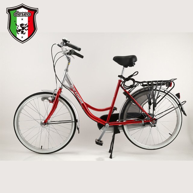 China bicycle factory 26 inch single speed iron frame aluminum alloy handlebar city leisure women's bike