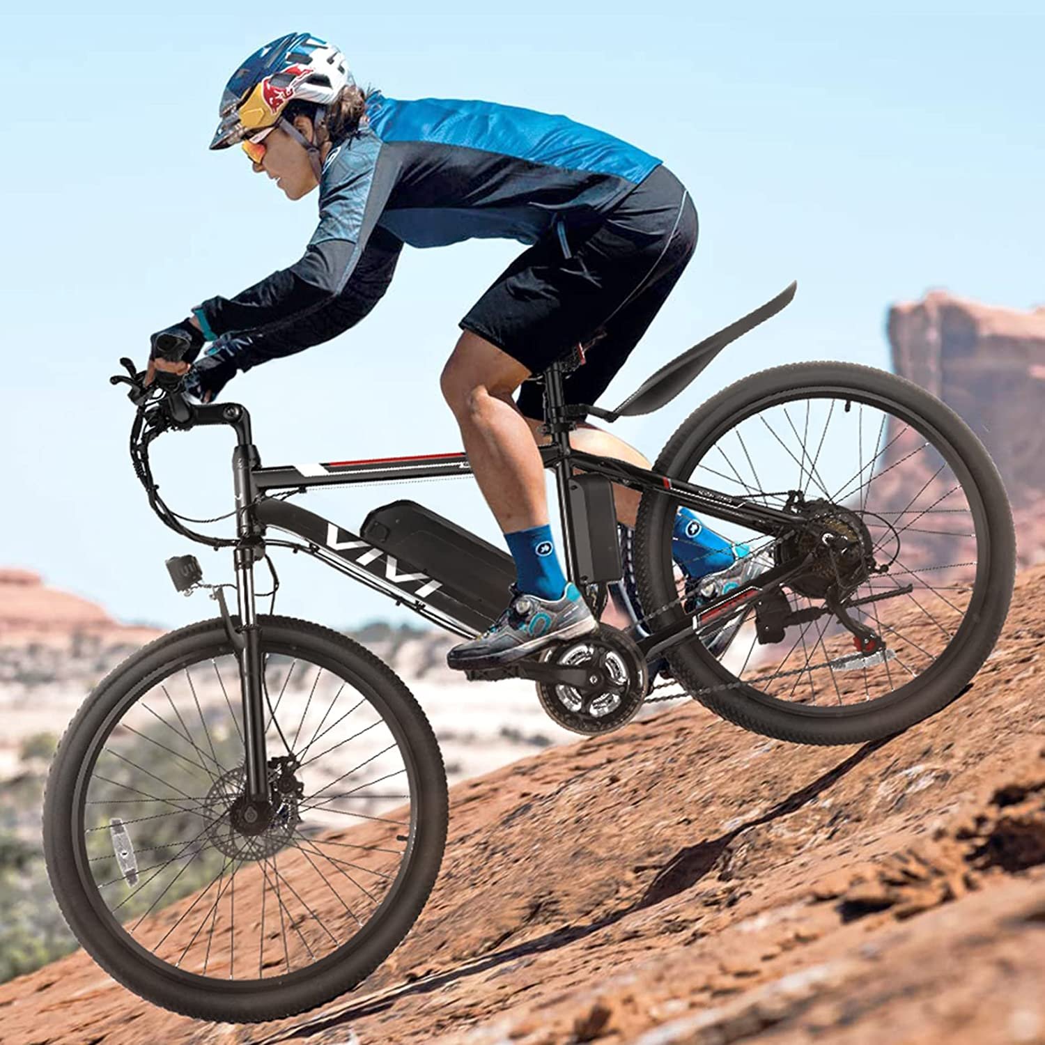 BLJ Electric Bike for Adults, 26" Ebike 500W Adult Electric Bicycles, 20MPH Electric Mountain Bike with 48V Removable Battery