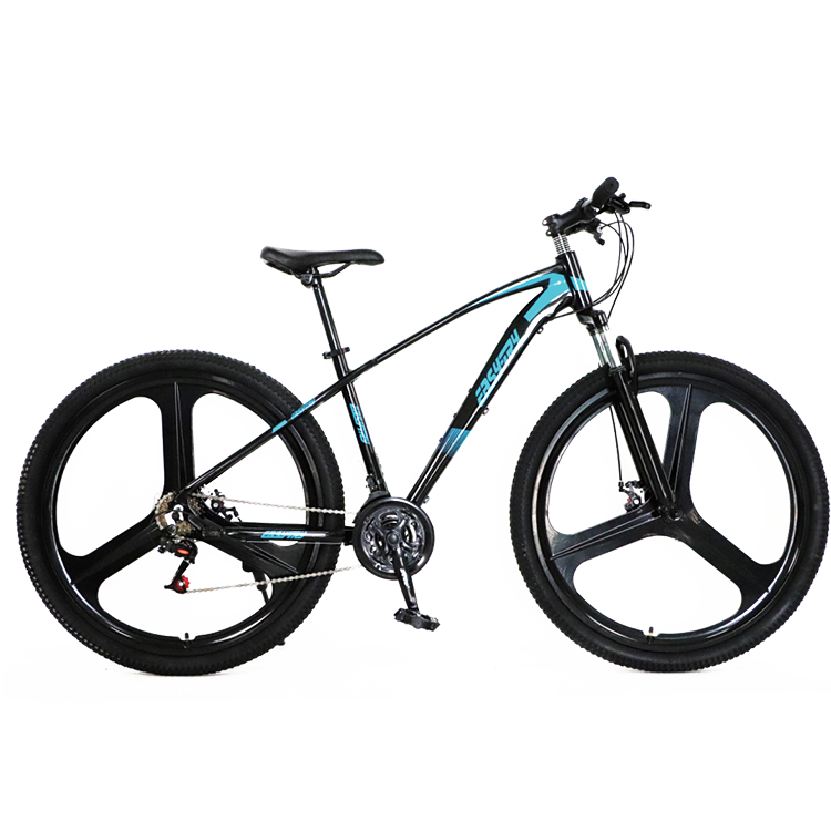 New design one-piece wheel mountain bike 29 inch 21 speed bicycle for men has shock absorbing fork