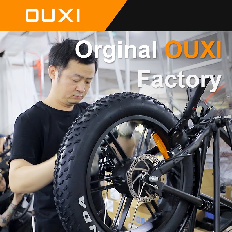 New OUXI Q8 Long Range Electric Motor Bicycle 250w 500w 1000w Gear Fat Tire Mountain Bike with Front Basket