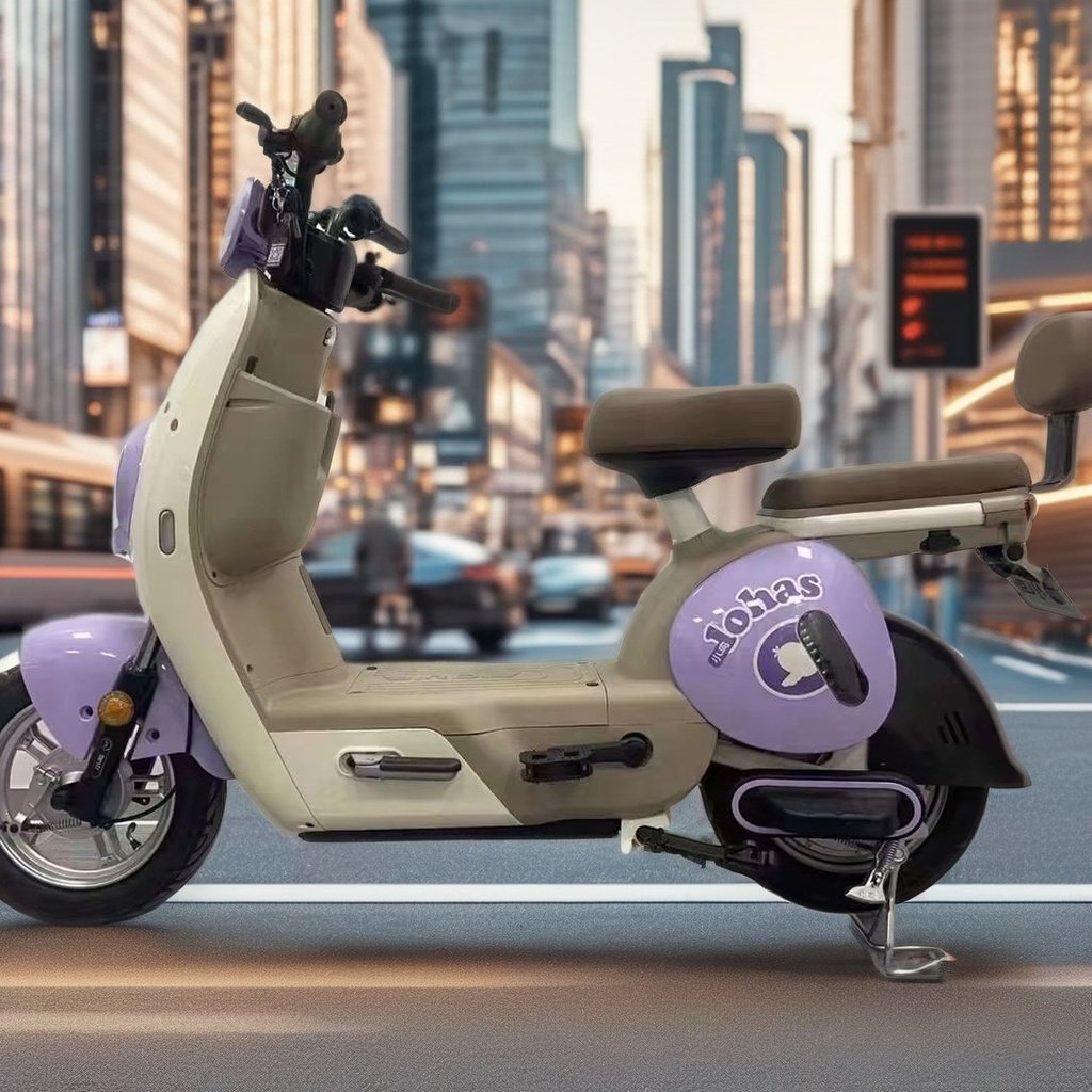 14 Inch Urban Fibre Electric City Bike Premium 48V 12A Fast E-Bike with Rear Hub Motor Smart Sensor Tube Battery Unisex People