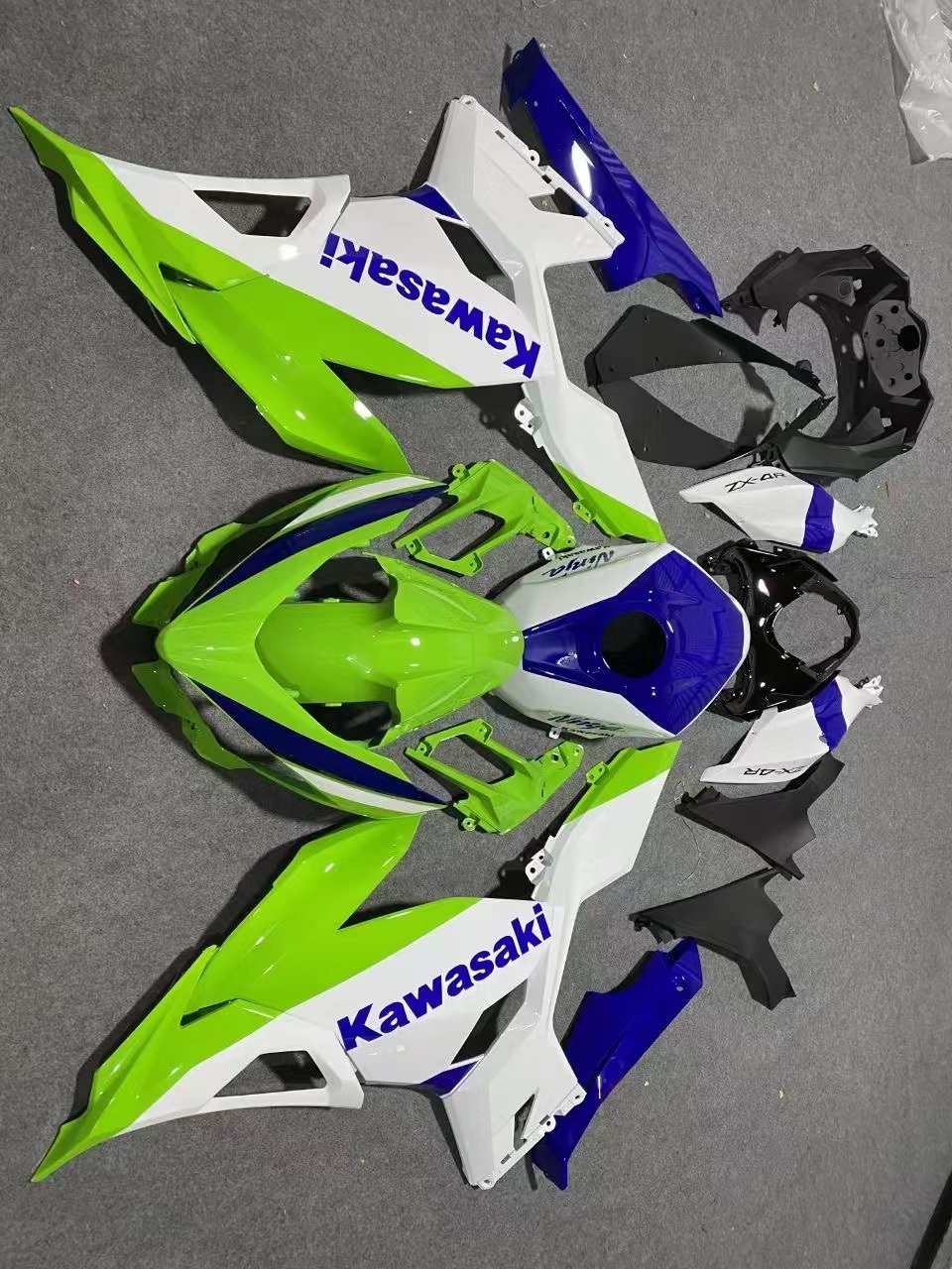 Motorcycle Modified Parts Customs Full Body Fairing Radiator Cover Front Rear Fender Body Plastic Kit For Kawasaki ZX4R ZX-4R