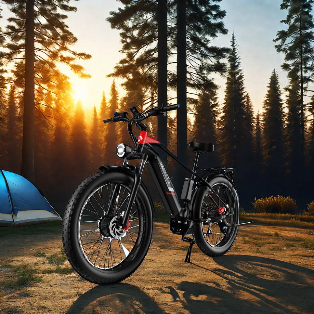 EU Europe Warehouse Duotts F26 26-Inch Full Suspension Electric Mountain Bike High Quality Adults Ebike 48v Lithium Man Fat Tire