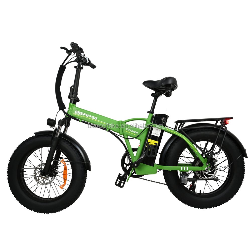 EU US UK 1000W Folding Mountain Fatbike for Adults 48V Electric Bike Full Suspension Steel Disc Brake Lithium Battery Model Fat
