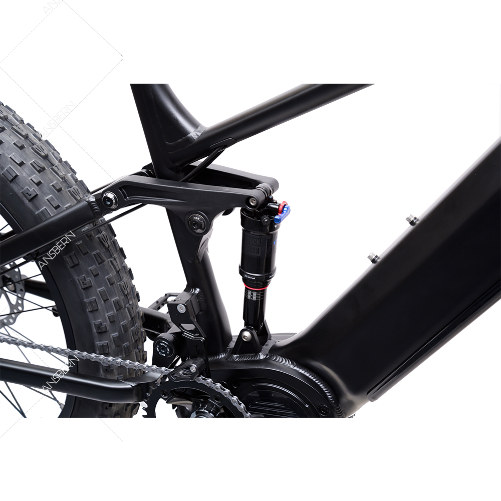 Ansbern 26/29 Inch G510 M620 48V/52V 1000W Bafang Mid Drive Dual Suspension Fat Tire Electric Mountain Bike