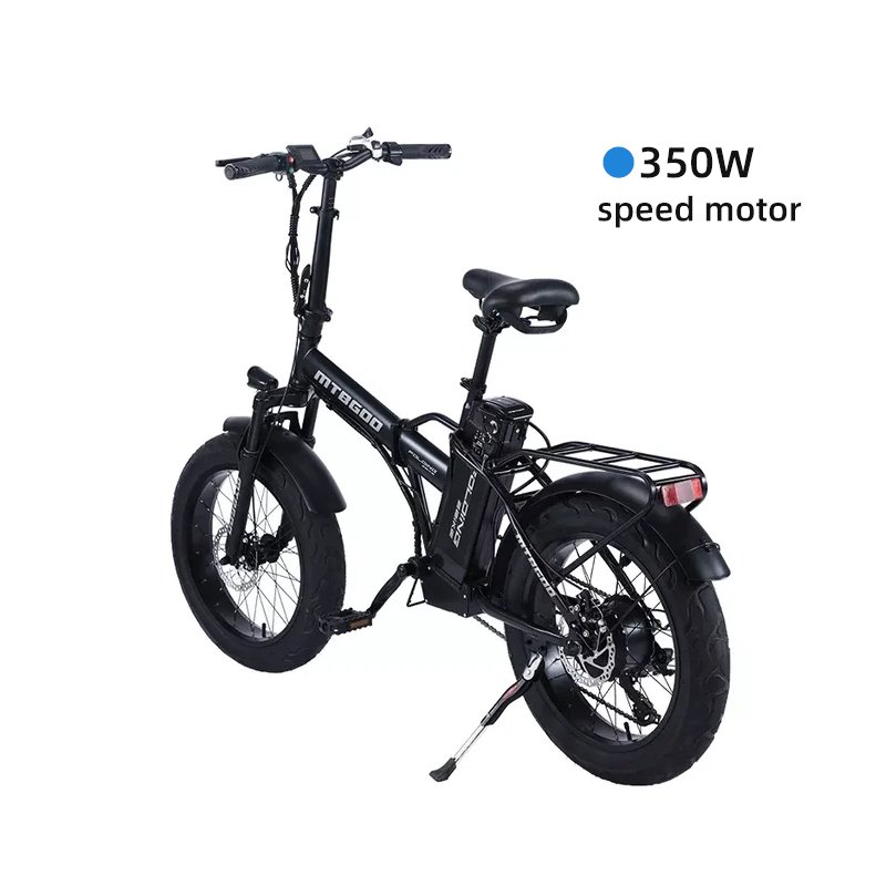 Warehouse Stock Foldable Electric Bike 14 Inch Fat Tire Off Road Ebike 400W 48V Lithium Mountain Electric Bicycle For Adults