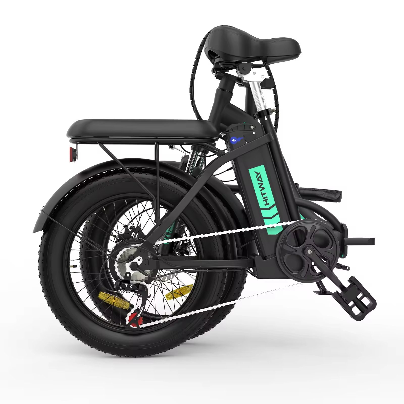 EU UK Stock BK6S E Bike 20 inch E-Fatbike 250 W Motor 36V 11.2Ah Battery Folding City E-Bike LCD Display 7 Gears Electric Bike