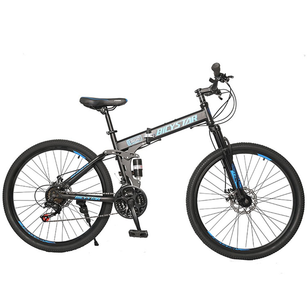 Factory 26 inch folding mountain bike /wholesale good quality full suspension mountainbike /foldable sepeda gunung lipat