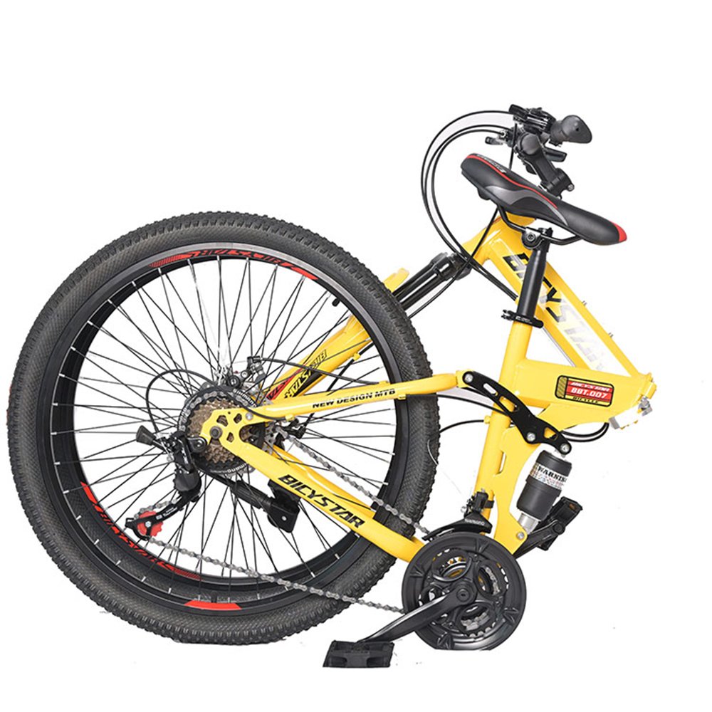 Factory 26 inch folding mountain bike /wholesale good quality full suspension mountainbike /foldable sepeda gunung lipat