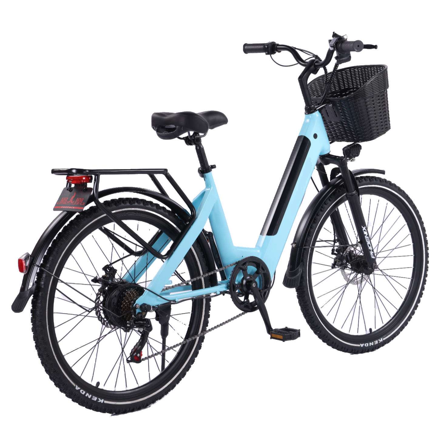 Wholesale Price E-bike 26 Zoll Step Thru Ebike Cheap electric City Motor Bike Bicycles Integrated Battery 48V With Suspension