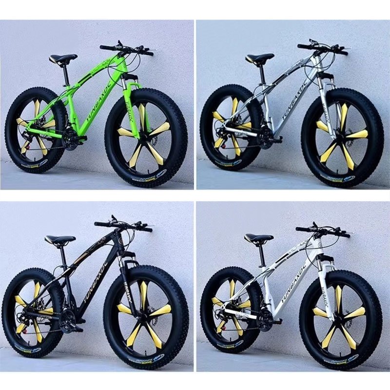 China Manufacturer Sport 21 Speed Fat Downhill Male Mountain Bike 26 29 inch Adults Beach Bicicletas Men Snow Bicycles