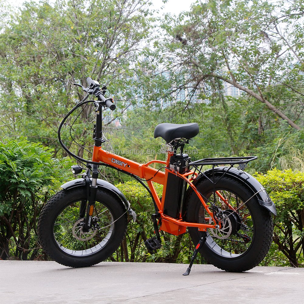 20inch Folding 1000W motor Electric City Bike 48V 12.5AH Ebike Fat Tire Off Road Electric Mountain Bicycle