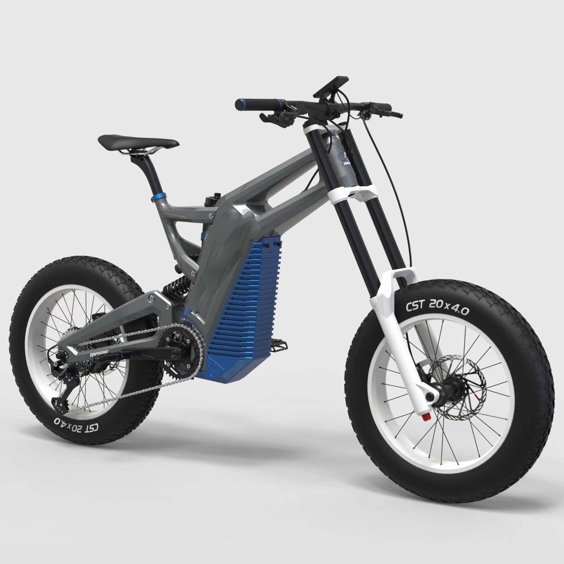 4 LEAF Ace Electric Bike Carbon Fiber Electric Bicycle 20inch Frame Power 48V 1000w Electric Bike