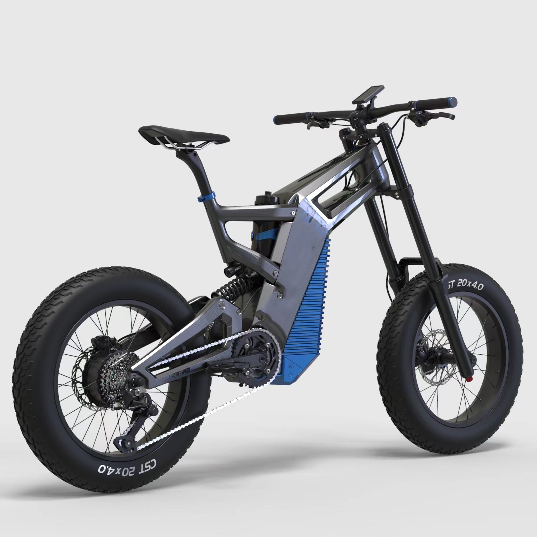 4 LEAF Ace Electric Bike Carbon Fiber Electric Bicycle 20inch Frame Power 48V 1000w Electric Bike