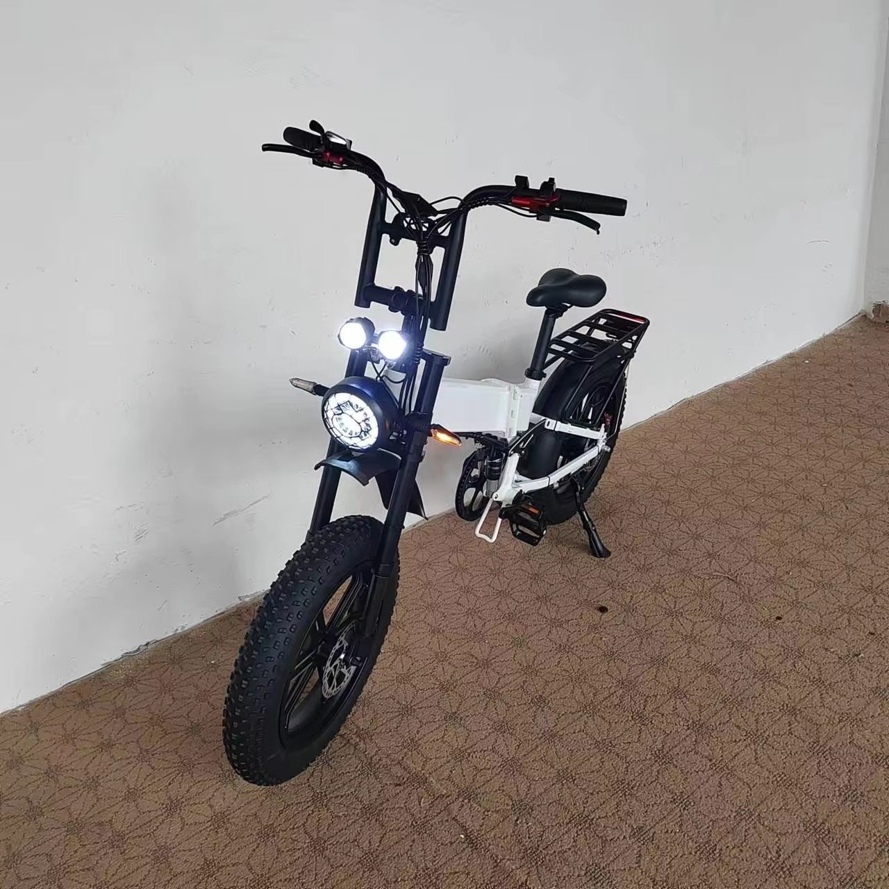 750W e bike Bafang Motor Electric Folding Bike 52V21Ah Hydraulic Brake Full Suspension Fat Tire Long Range Electric City Bike