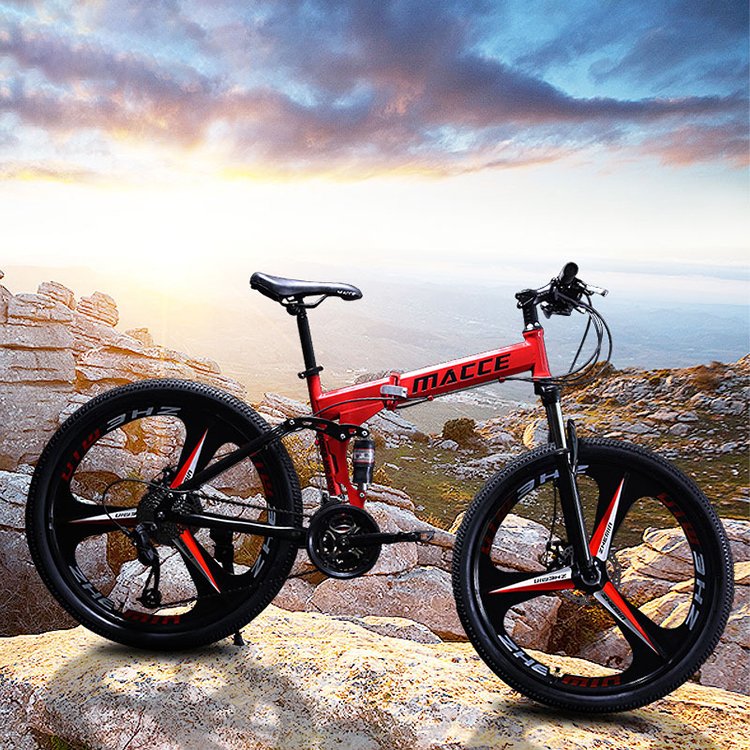 Hot Sale Popular Product High Quality Eco-friendly 26 inch Size Wheel Folding Bike Cycling steel Frame Folding Mountain bicycle