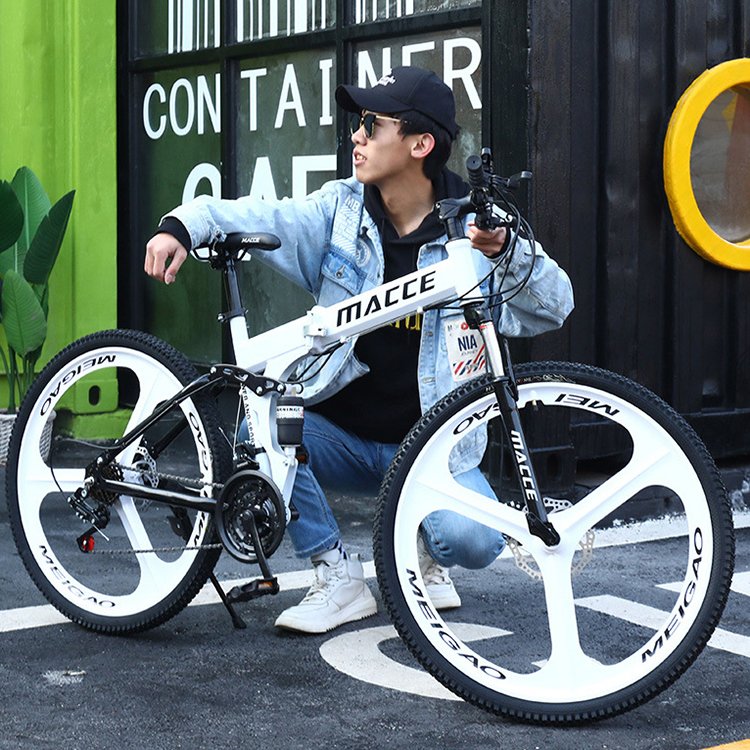 Hot Sale Popular Product High Quality Eco-friendly 26 inch Size Wheel Folding Bike Cycling steel Frame Folding Mountain bicycle