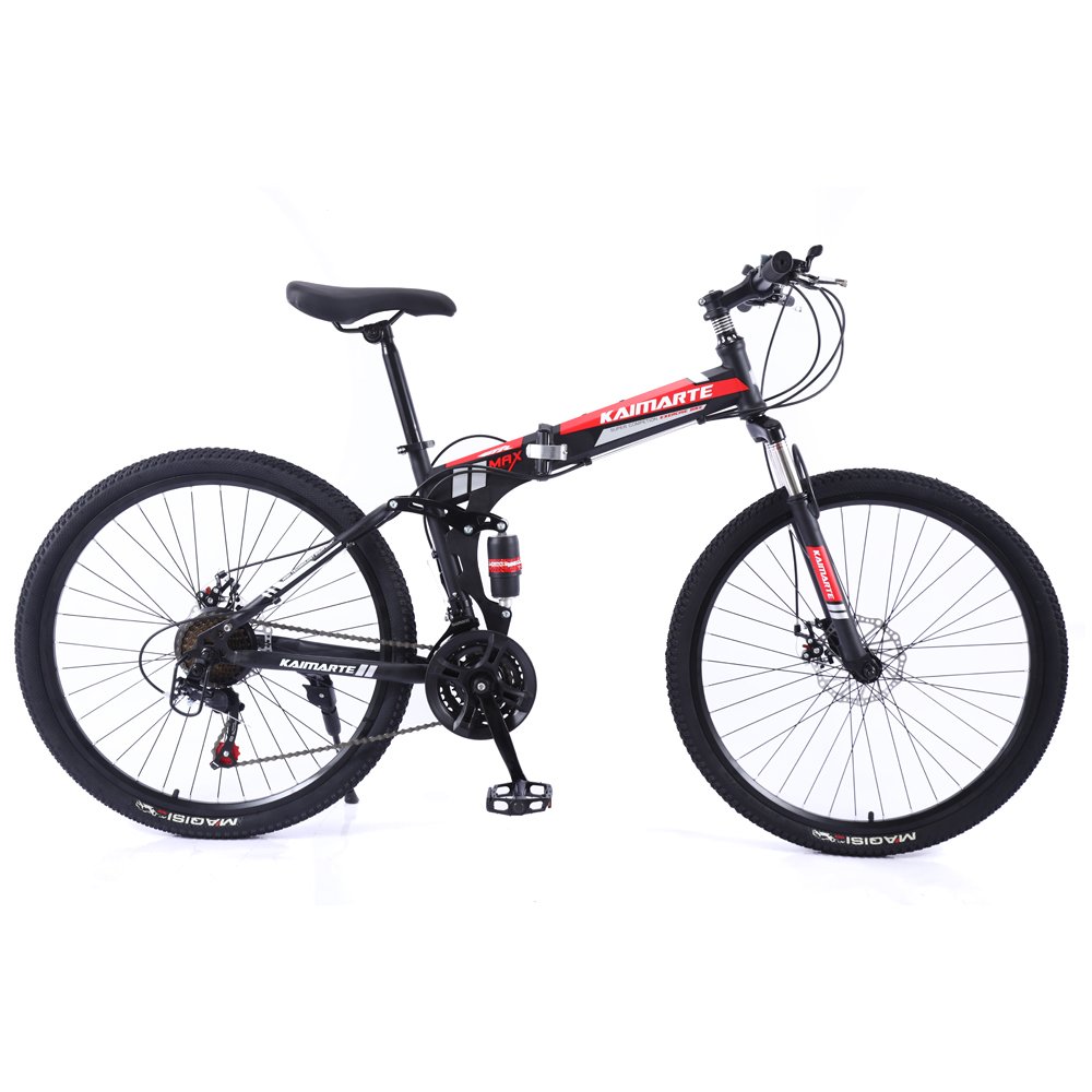 Wholesale foldable mtb 26 inch 21/24/27-speed high carbon steel frame men mountain bike bicycle for adults