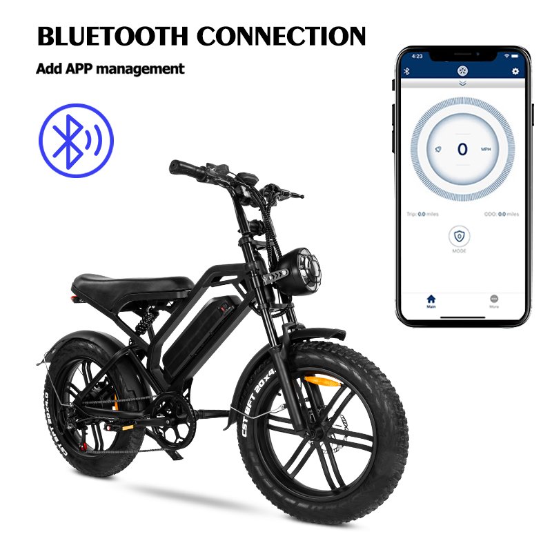 Allway 500W 750w Electric Bicycle disc brake Dirt Bikes V20 Retro Sport Electronic Bicycle good quality Mountain Fat Tire Ebike