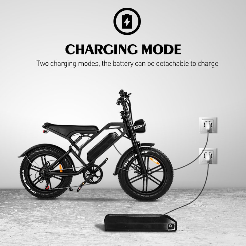 Allway 500W 750w Electric Bicycle disc brake Dirt Bikes V20 Retro Sport Electronic Bicycle good quality Mountain Fat Tire Ebike