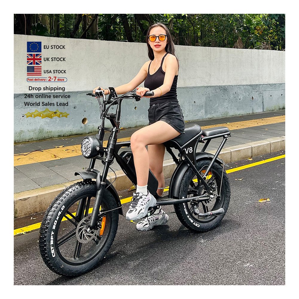 20 inch ebike Electric road bike OUXI V8 250W/1000W Motor Electric Mountain Bike Bicycle City All Terrain E-bike