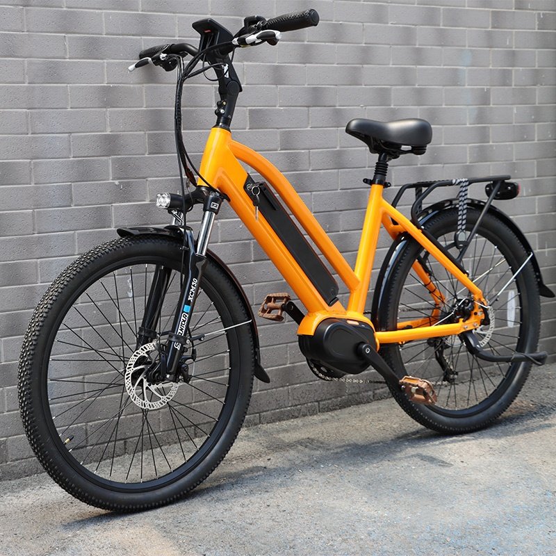 hot sale 26" 250 watts high range mid bafang motor electric bicycle cargo vintage electrical bicycles city 36v electrique ebike
