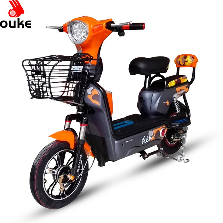 60 Km Electric Cars350W Electric Bike Motorbrushless Motor Racing Motorcyclechina Battery Electric Bike14 Inches Mountain E Bike
