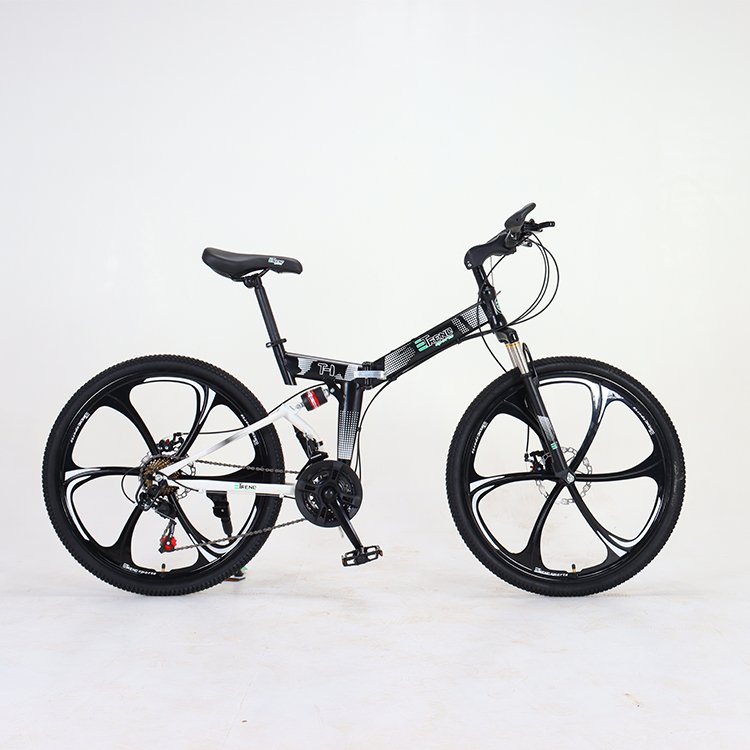 Wholesale cheap new style cool 21 24 27 30 speed Aluminum alloy Full suspension mtb folding Bicycle Mountain Bike