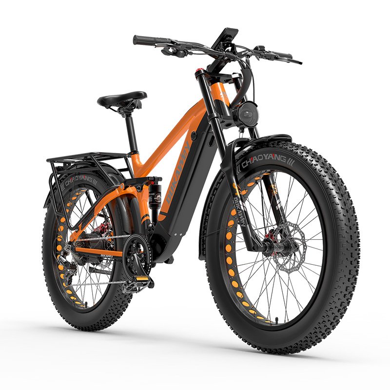 Dukawey silvertip8 1000W electric bike 26 inches full suspension emtb 52V 20Ah electric bicycle mountain ebike fatbike electric