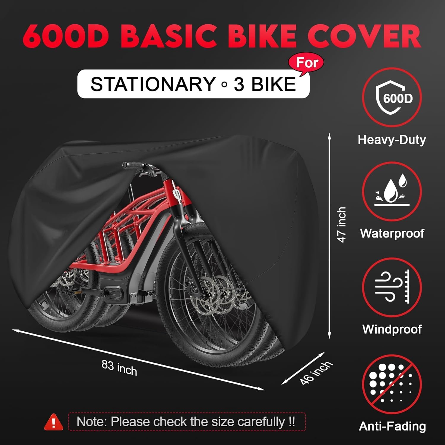 Custom Size Bicycle Cover Oxford Cloth Waterproof Dustproof Electric Bicycle Clothing Full Cover Mountain Bike Protect Cover