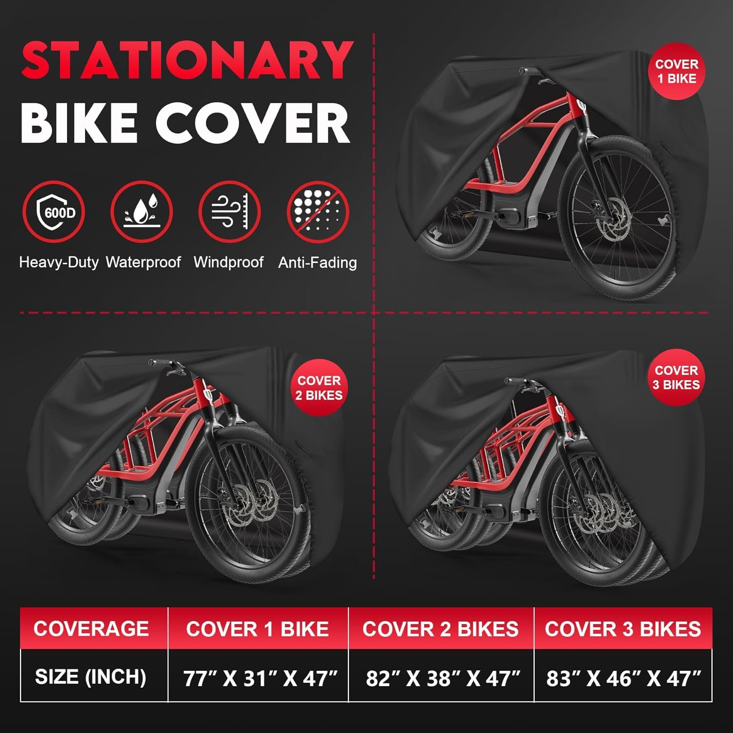 Custom Size Bicycle Cover Oxford Cloth Waterproof Dustproof Electric Bicycle Clothing Full Cover Mountain Bike Protect Cover