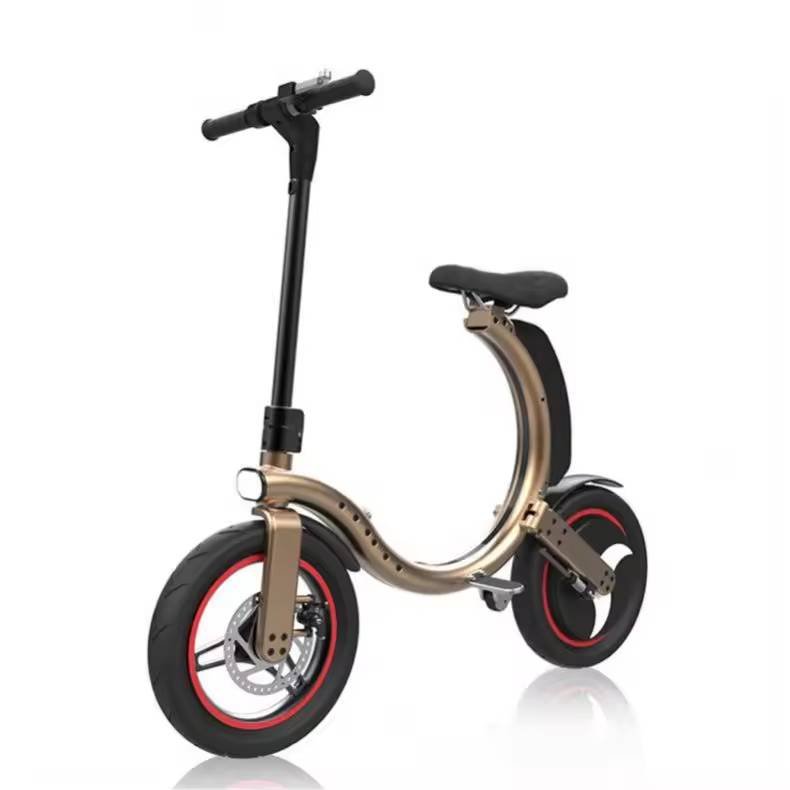 Customized 350w 36V 10.5Ah Foldable Electric Bicycle 14 Inch Electric City Road Bike Electric Folding Bike
