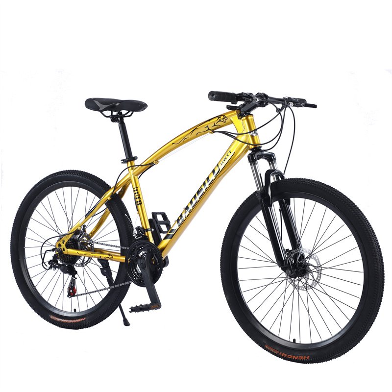 Land Ranger 21-Speed Carbon Rim Mountain Bike Double Suspension Shimano Shifter Aluminum/Fork Winter Treads Spare Parts Included
