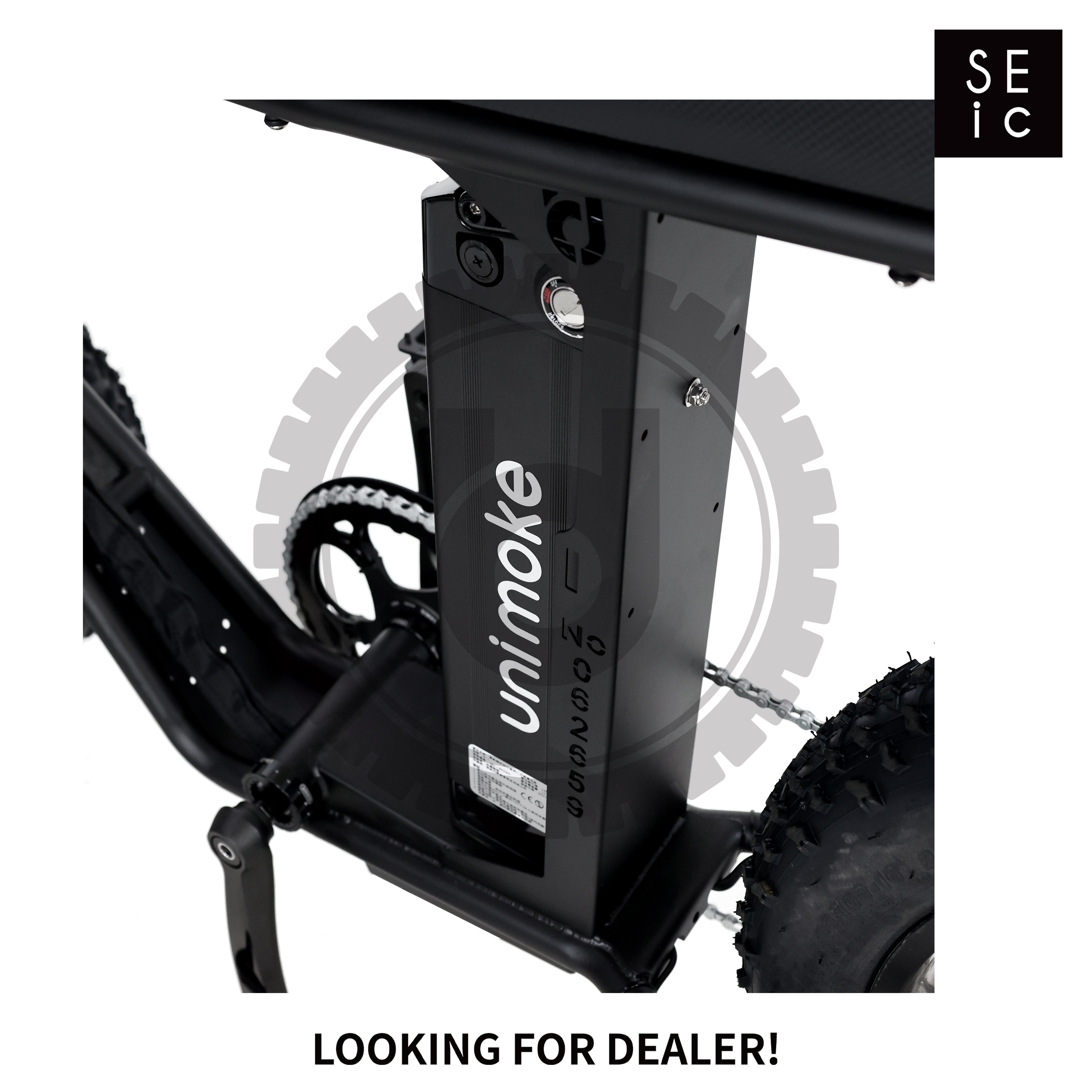 E-bike for commuting Unimoke MK black of Urban Drivestyle PAS pedelec Made in Taiwan fatbike