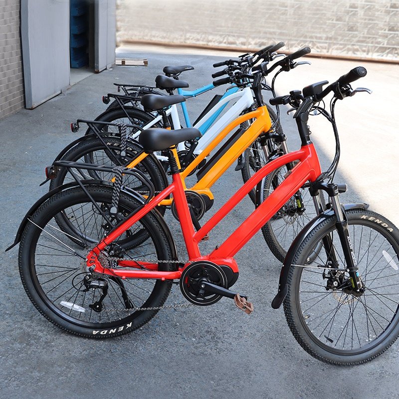 Wholesale 250w 36V 28 inch Adult Super City Ebike Electric Bike For Lady/Woman Bafang Mid Drive motor E bike Electric bicycle