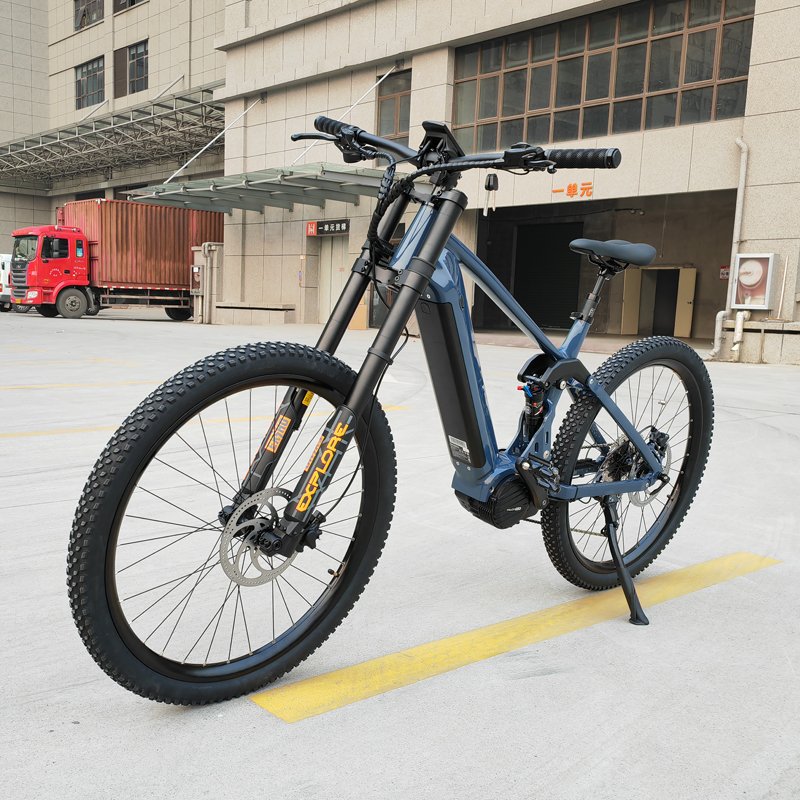 LEP03 OFF ROAD DOWNHILL ENDURO FULL SUSPENSION CENTER CRANK MID DRIVE ELECTRIC HYBRID AM MOUNTAIN E-MTB BICYCLE BIKE