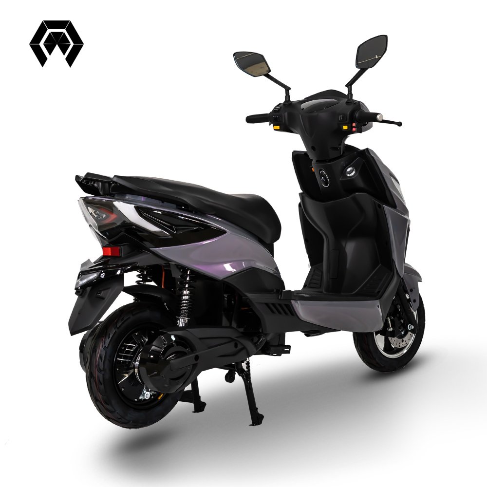 long range purple color 60v lithium battery electric chopper motorcycle