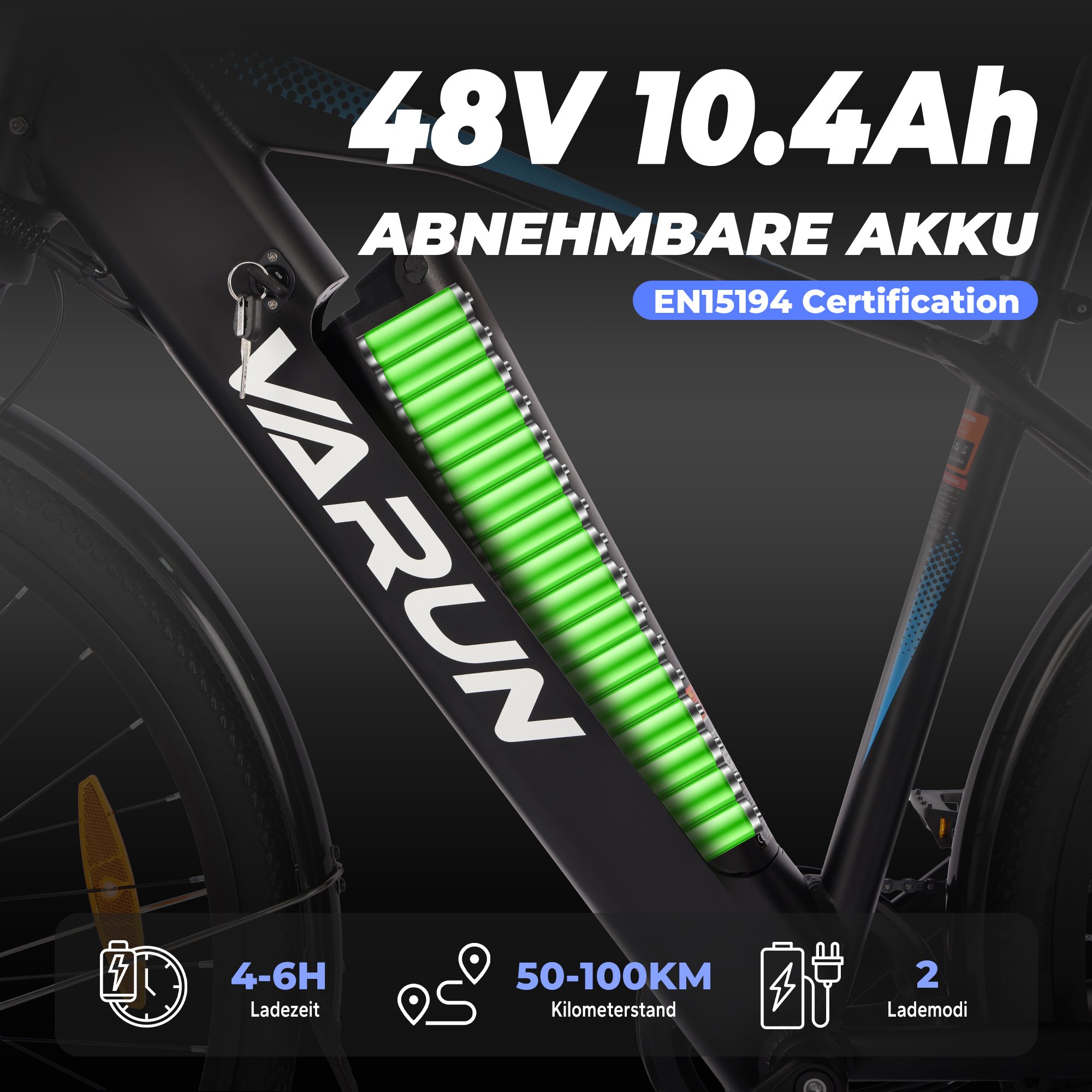 EU US Stock Electric City Bicycle 48V 10.4AH Ebike Integrated Hidden Lithium Battery Aluminium Electric Bike For Adults