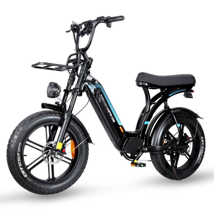 Ouxi Q8 20 Inch Tire Electric Bicycle Europe Warehouse Stock Electric Fat Bike Mountain Bike For Adult