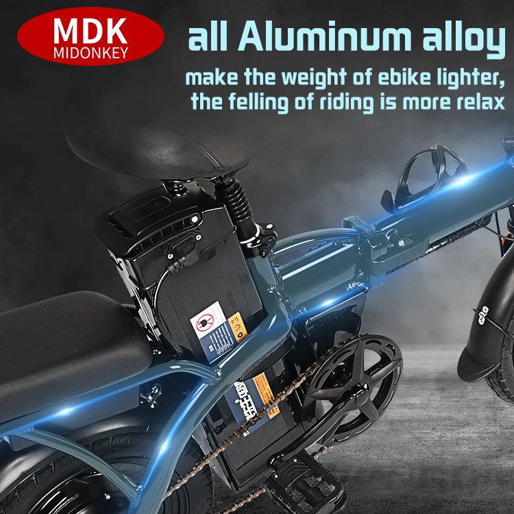 400W Electric Bike 48V 10Ah 20ah 25ah Lithium Battery Ebike 14 Inch Electric city Bicycle Folding Electric Bicycle