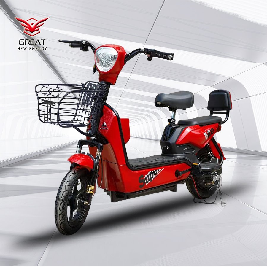 Factory Wholesale Electric Bicycle 350w 48v Adult Electric City Bike Lead-Acid Battery Two-Wheeled Electric Scooter