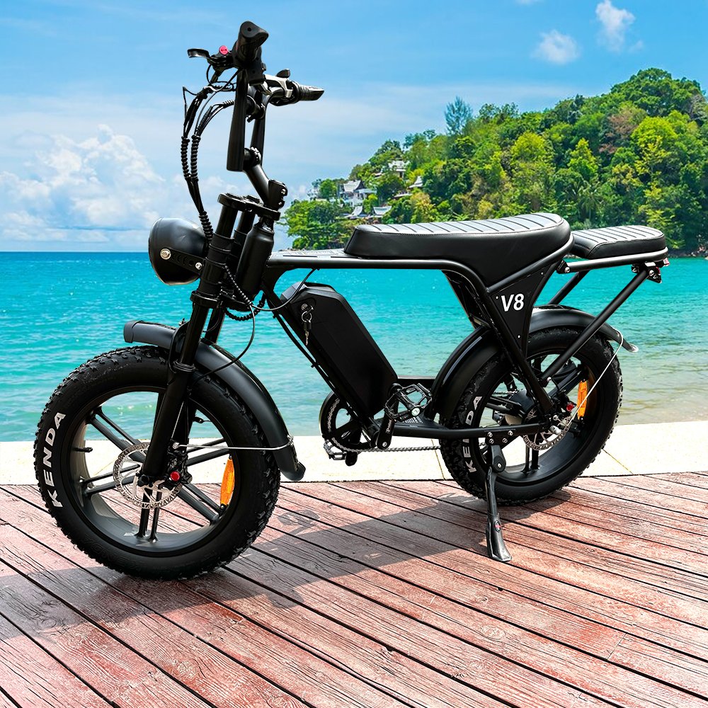 2024 Local Spot Factory V8 Electrically Bike 48V Mountain Ebike Fatbike V20 Cheap Prices Dirt Bicycle Electric Hybrid Bikes